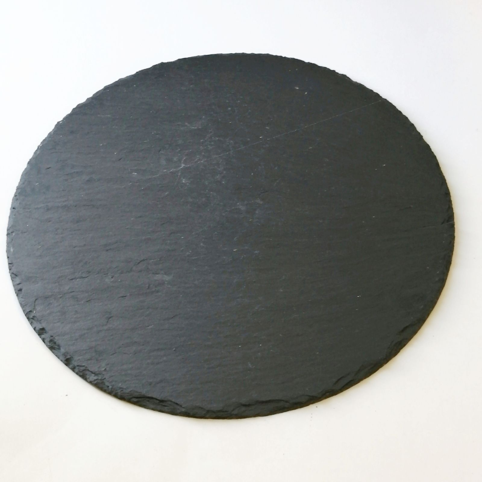 スレートプレート Obledish 丸 30cm×30cm 天然石 大皿 ディナー 