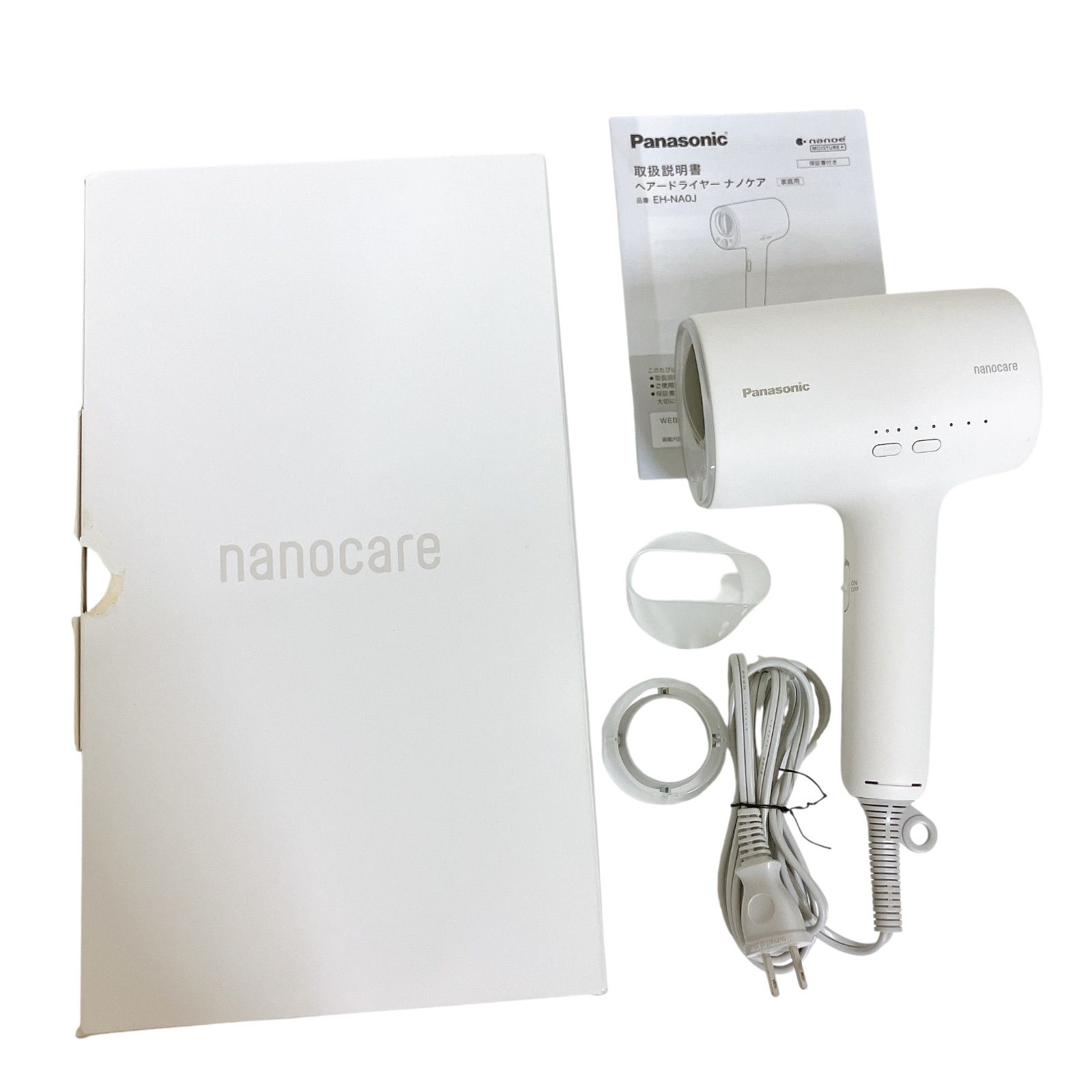 Panasonic ヘアードライヤー ナノケア ウォームホワイト EH-NA0J
