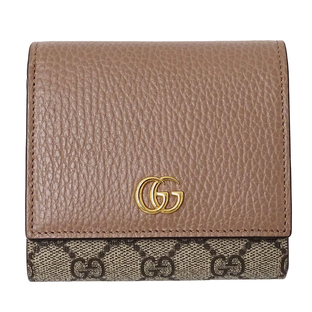 グッチ GUCCI 財布 レディース ブランド 二つ折り財布 プチマーモント  