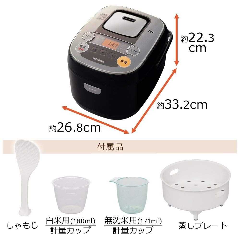 セール アイリスオーヤマ 炊飯器 IH式 5.5合 銘柄炊き分け機能付き 大