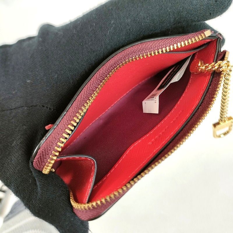 未使用級 MARC JACOBSマークジェイコブス フラグメントケース カード 