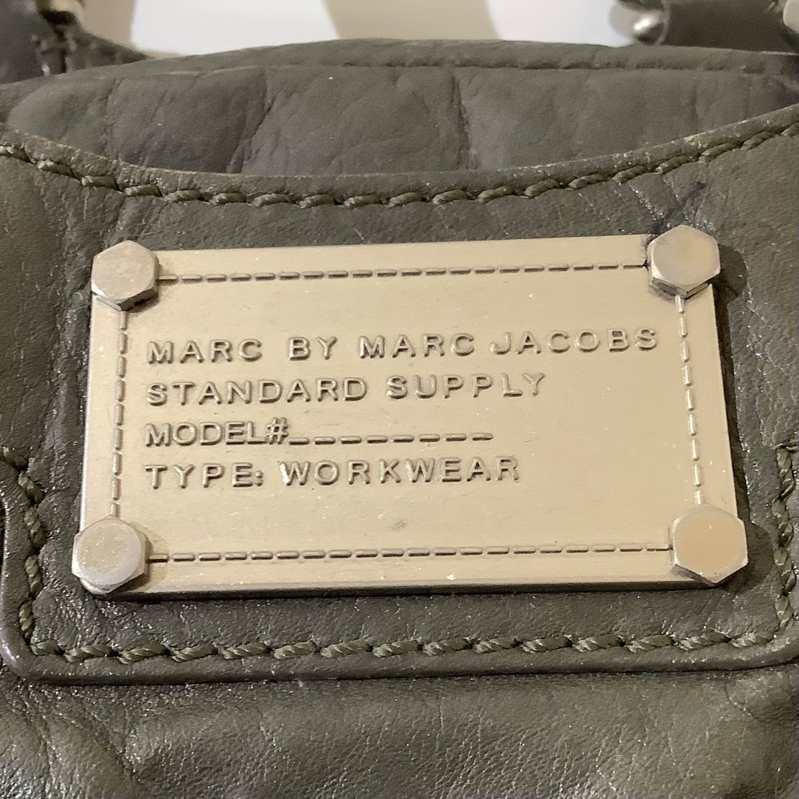 正規品　マークバイマークジェイコブス レザーバッグ　2way y2k MARC BY MARCJACOBS マーク バイ マークジェイコブス レザー
