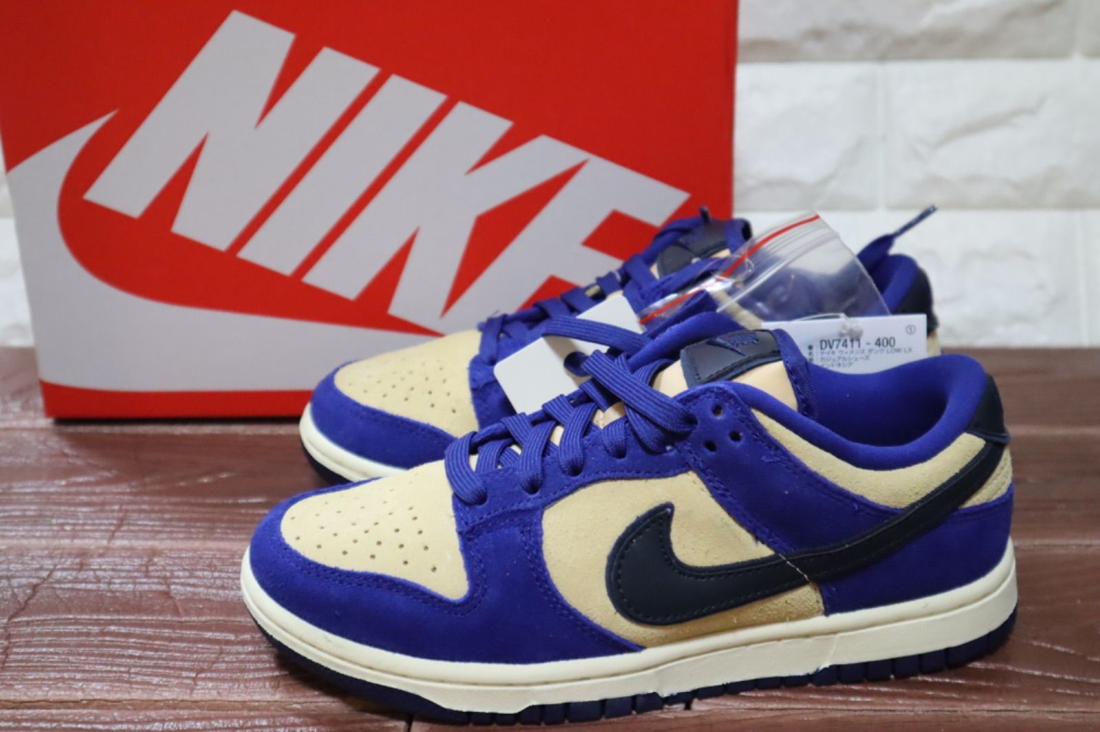 新品 NIKE ナイキ W NIKE DUNK LOW LX Blue Suede ウィメンズ ダンク 