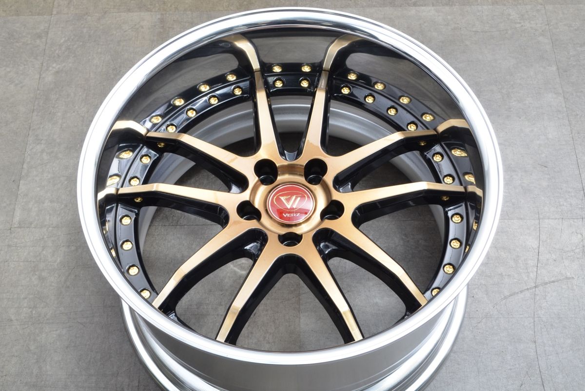 超深リム美品】クールレーシング VERZ KCV-04 19in 10J+5 PCD114.3 1本