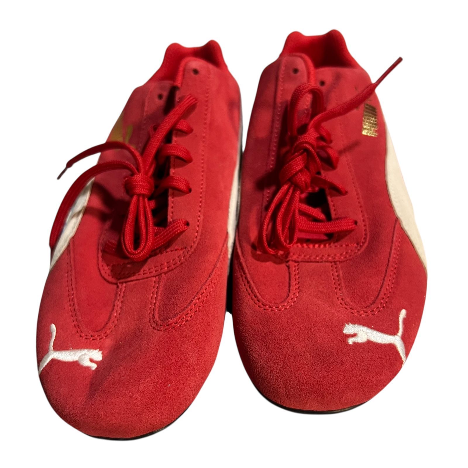 Puma レッド スエード スニーカー AT302 PUMA Speedcat OG スエード スニーカー シューズ レッド メンズ
