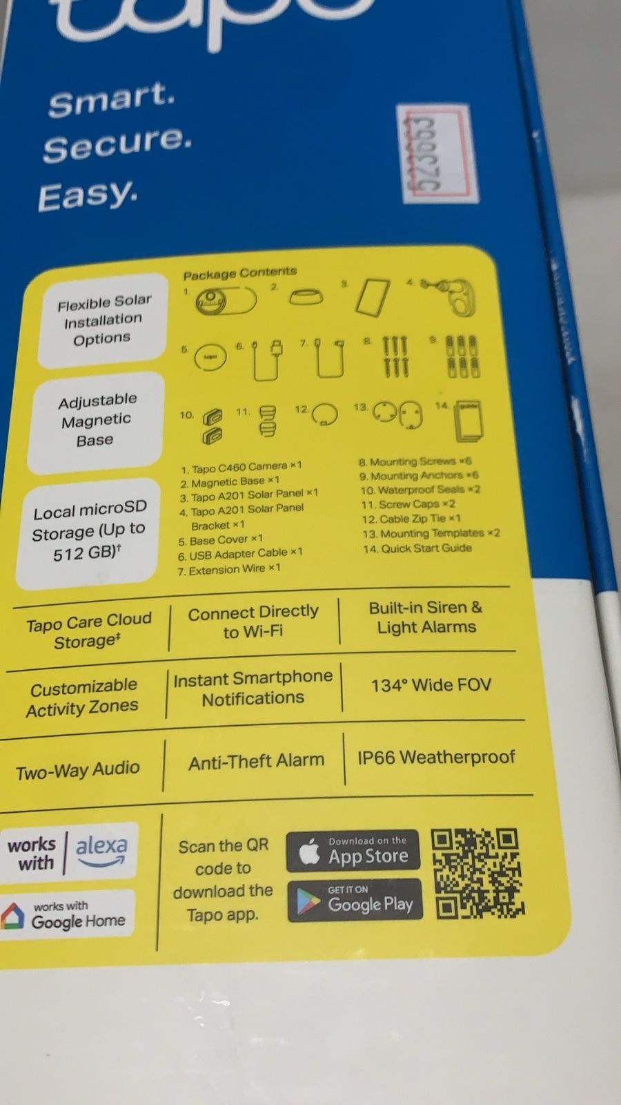 TP-Link Tapo C460 フルワイヤレスセキュリティカメラ--523663 SKLAD-KIRPICHA_RU