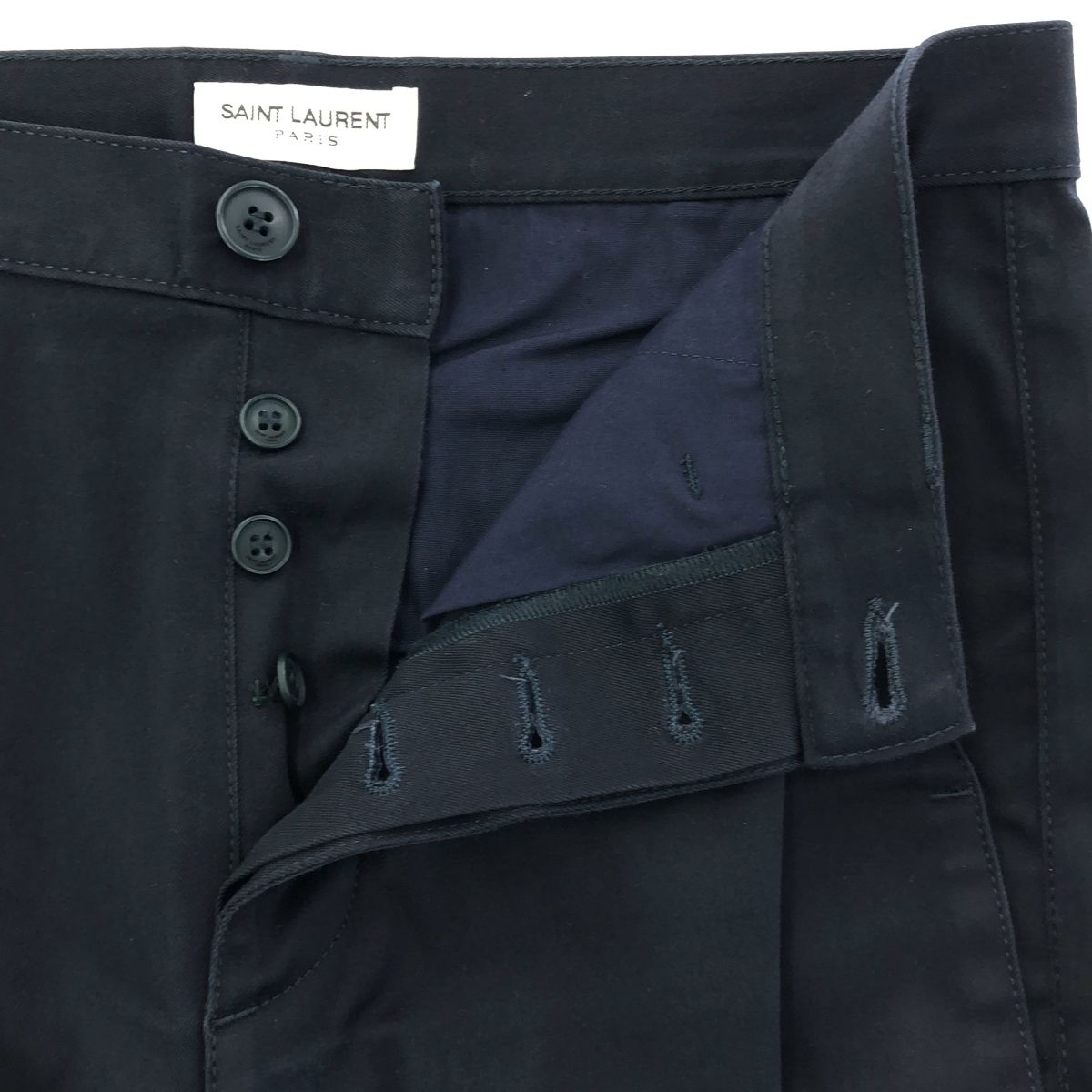 SAINT LAURENT PARIS サンローラン パリ コットンチノパンツ