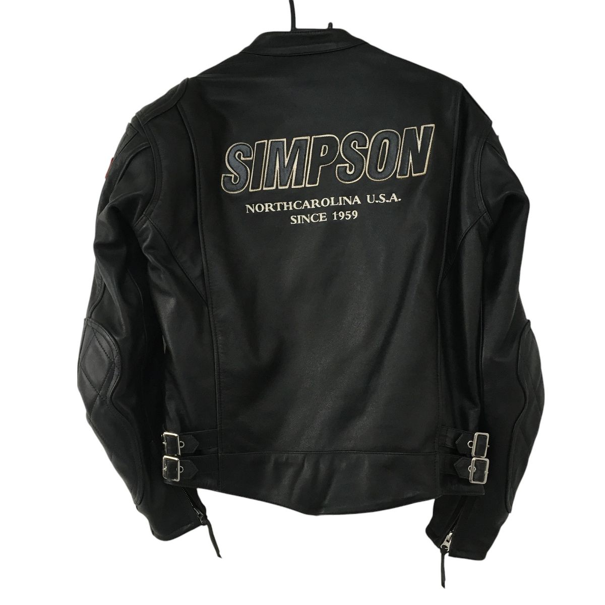 SIMPSON レザースーツ ライダースジャケット セットアップ サイズM シンプソン N9492794 - メルカリ