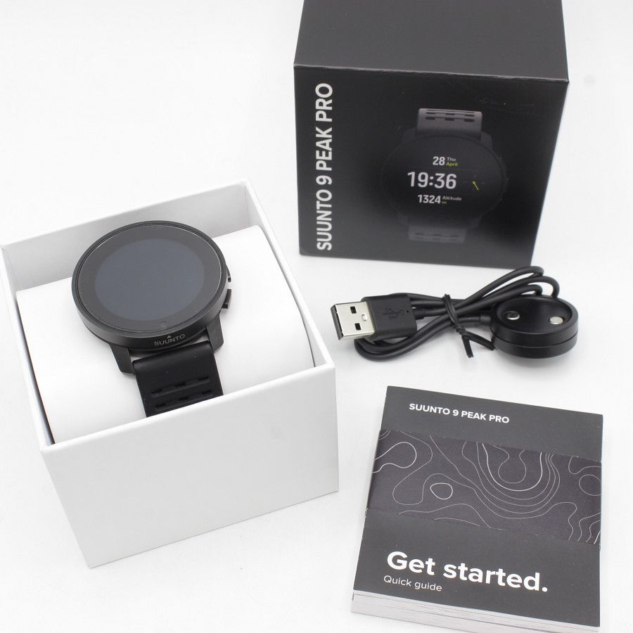 美品】SUUNTO 9 PEAK PRO ALL BLACK SS050807000 スマートウォッチ