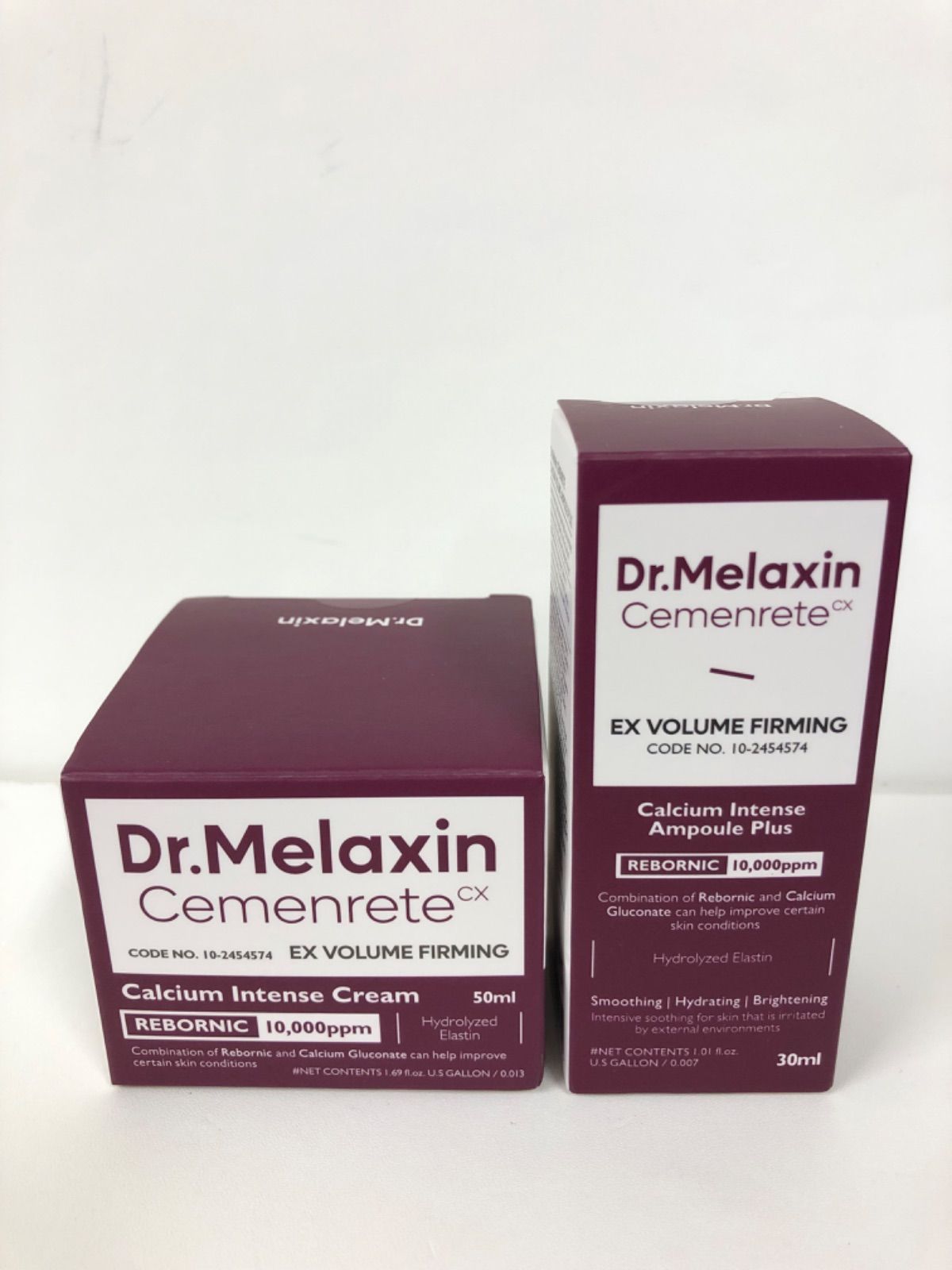 F1162 Dr.Melaxin ドクターメラクチン Calcium Intense Cream 50mL+Calcium Intense Ampoule Plus 30mL 計2点セット 2027/02/06