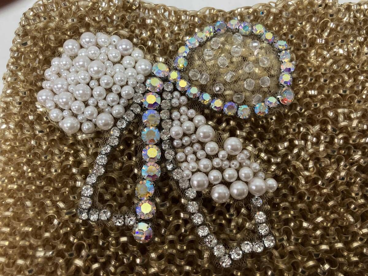 ANTEPRIMA アンテプリマ ゴールド リボン トートバッグ DECORATOM_COM_BR