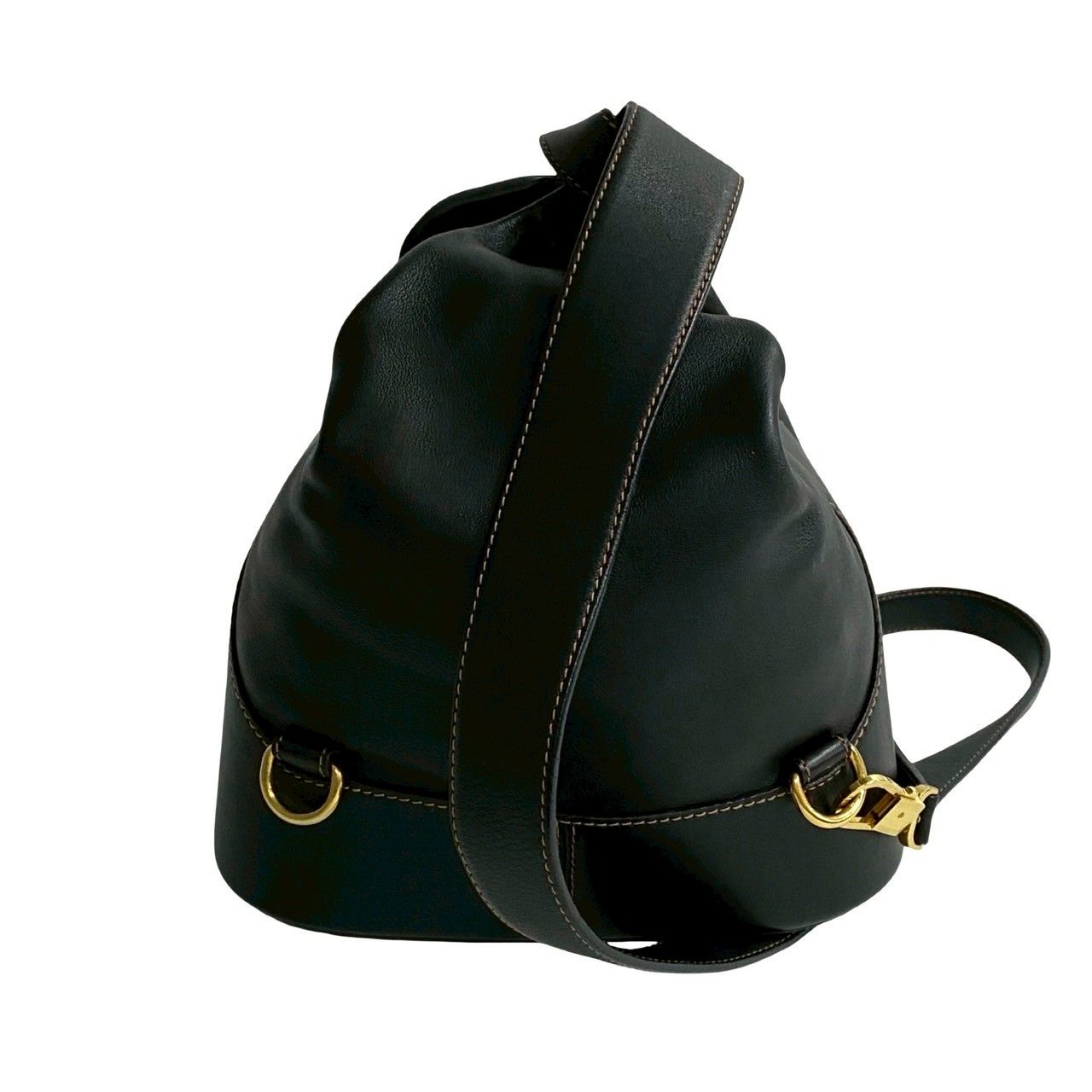 極 美品 希少品 LOEWE ロエベ ヴィンテージ アントン ロゴ 金具