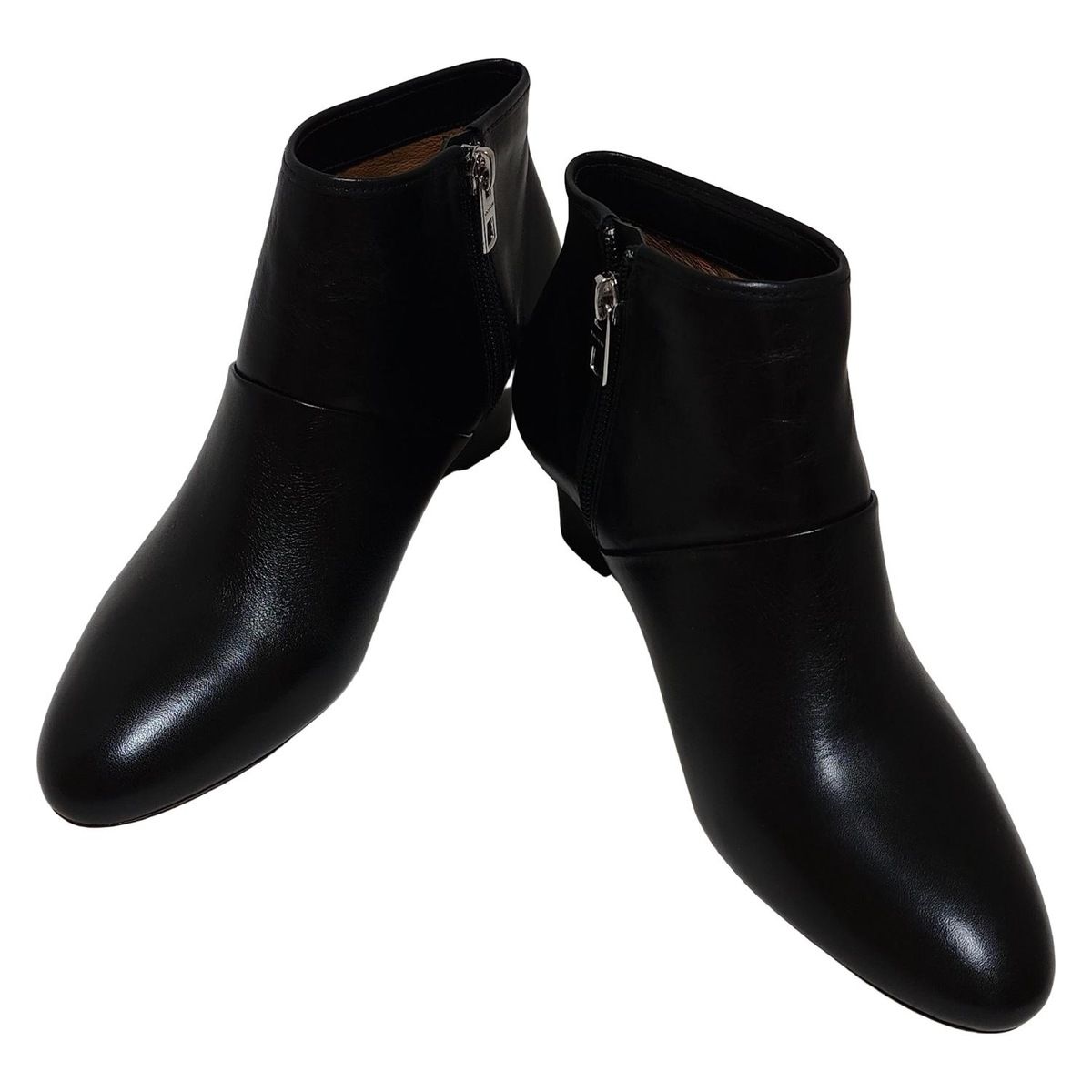 COACH コーチ ショートブーツ 37.5 レディース - 黒 ウェッジソール レザー