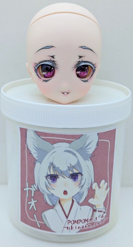 POMPOMペイン DDH-27 セミホワイト肌|カスタムヘッド