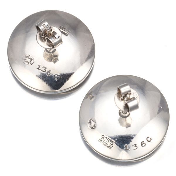 ジョージジェンセン ピアス 136C シルバー 925 #166458 - メルカリ