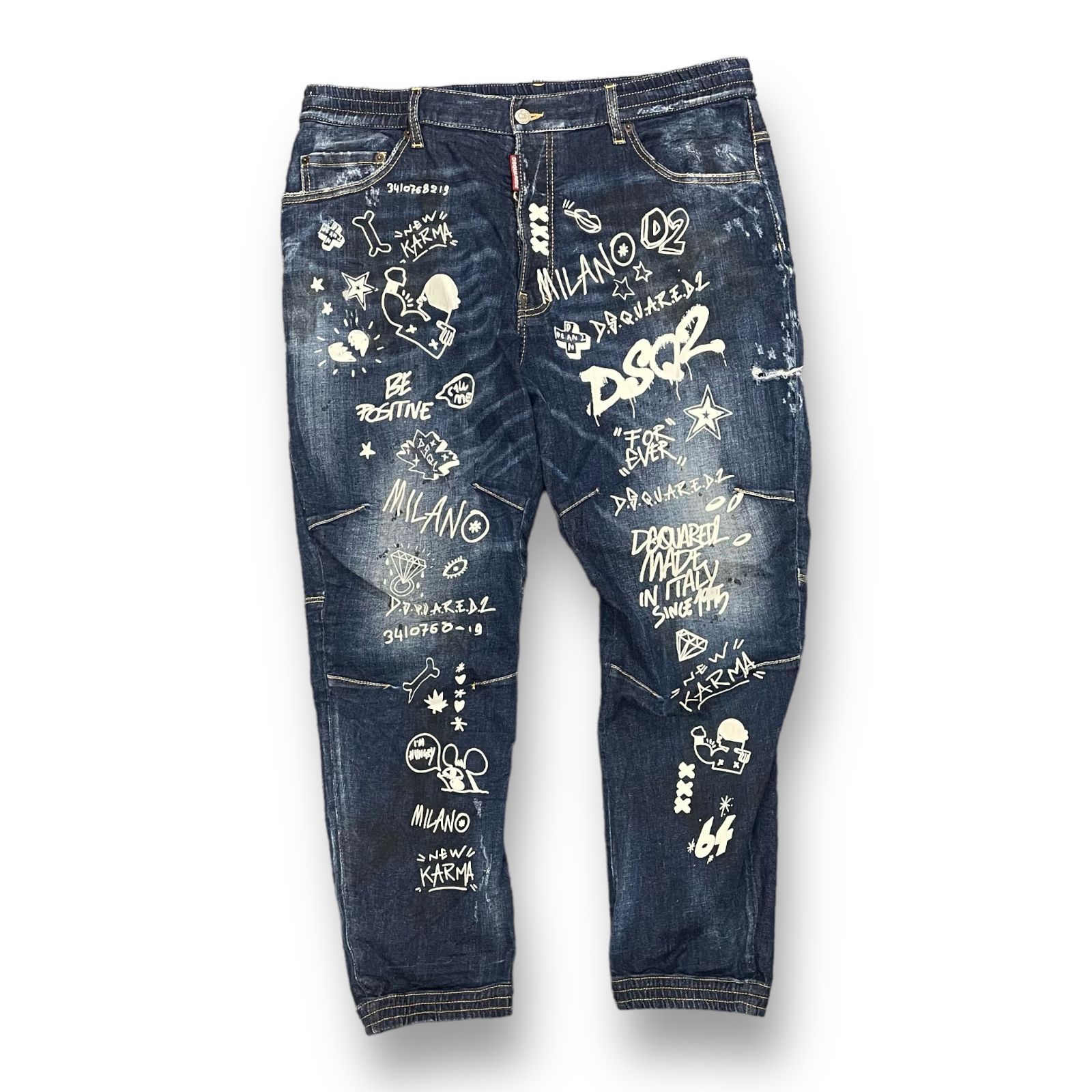DSQUARED デニムパンツ インディゴ(デニム) 2009224O0078 DSQUARED2 - DSQUARED2 / ディースクエアード ◇デニムパンツ