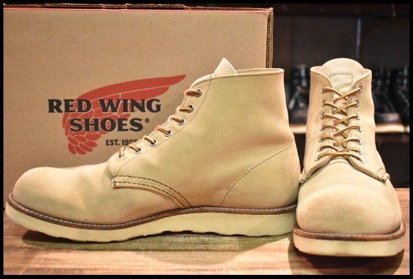 靴 RED WING 8167 10E RED WING(レッドウィング) 8167 6inch PLAIN TOE ブーツ TAN