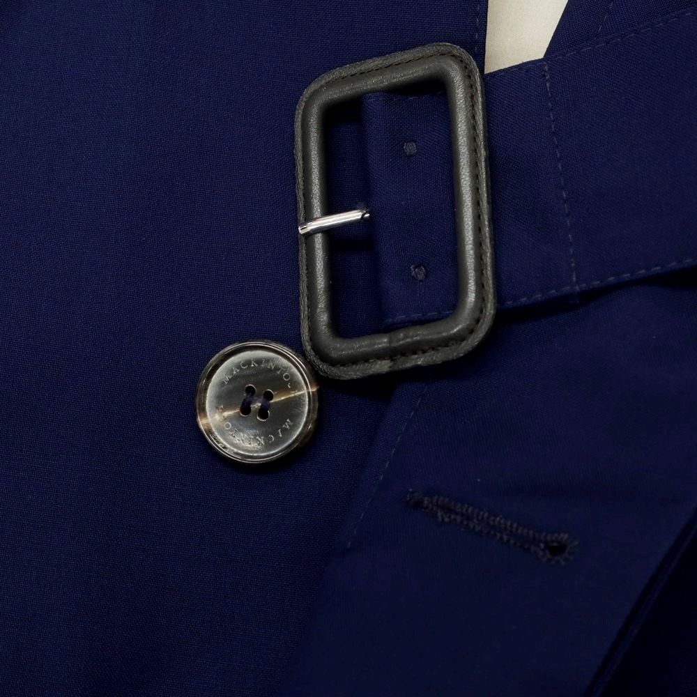 入手困難✨ マッキントッシュ ウール素材 ステンカラーコート メンズ ネイビー Mackintosh ステンカラーコート コート MACKINTOSH(マッキントッシュ