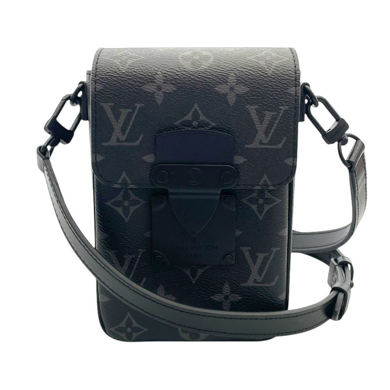 ルイ ヴィトン LOUIS VUITTON Sロックヴェルティカル ウェアブルウォレット M82252 ブラック モノグラム エクリプス メンズ ショルダーバッグ
