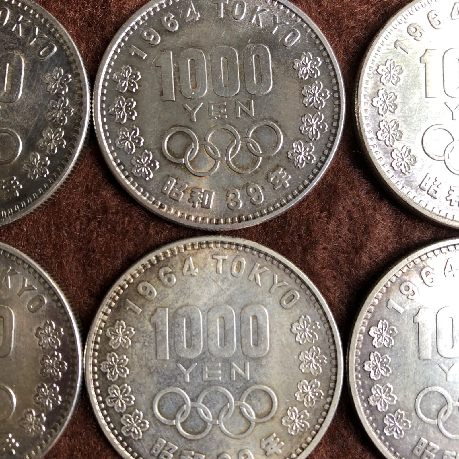 rikka392様専用＊1964年東京オリンピック1000円銀貨プルーフ硬貨 5枚 