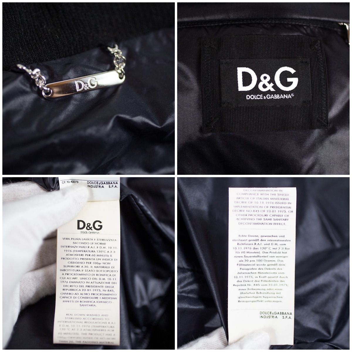 DOLCE&GABBANA】 ドルチェ&ガッバーナ ダウンジャケット リアルファー 