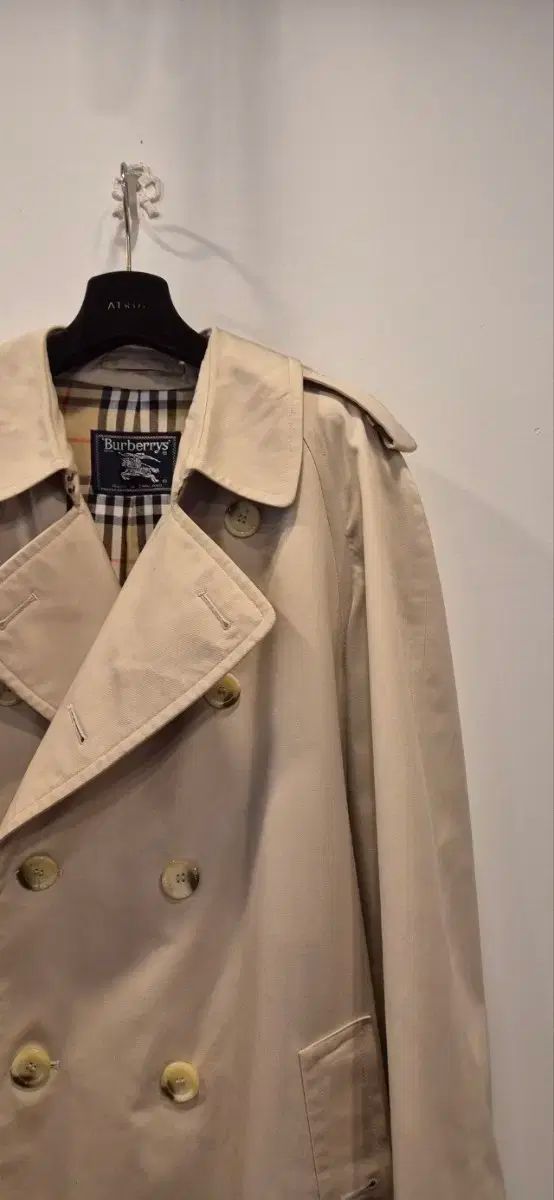 BURBERRY メンズ L ダブル トレンチコート バーバリー トレンチコート