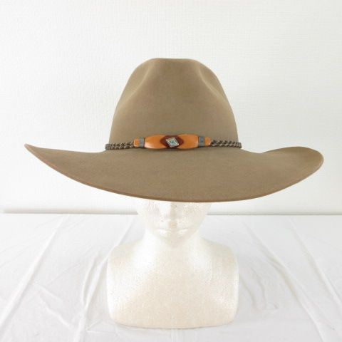 ステットソン STETSON フェルトハット BEAVER 茶 7 1|2 *T1
