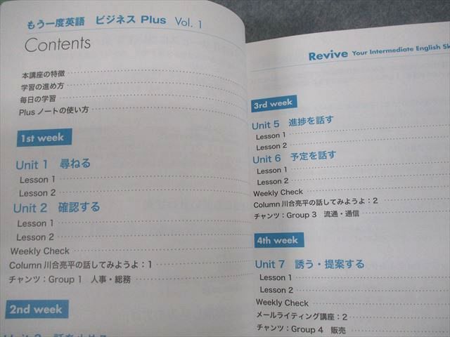 VJ11-027 アルク Revive Your Intermediate English Skills Vol.1～3 等 英会話教材 状態良い  計4冊 CD4枚付 43S4D