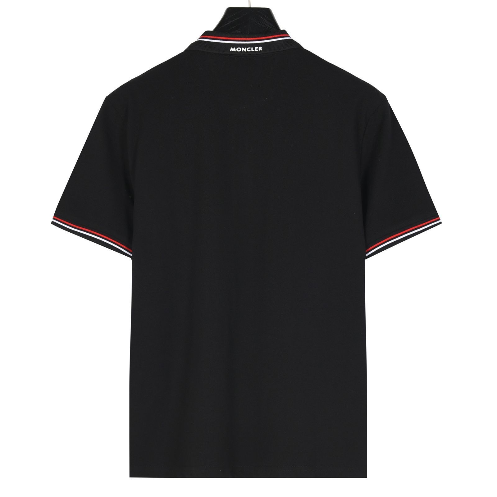 【希少✨】モンクレール ビッグロゴ ポロシャツ M 黒 美品/希少L/2020年/MONCLER 半袖 ポロシャツ 認証済確実正規品