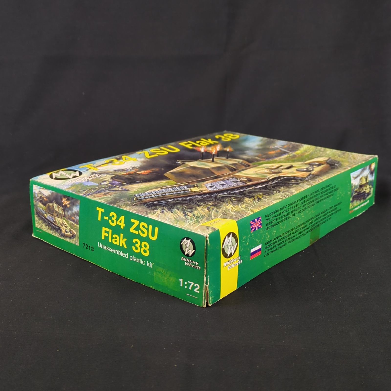 輸入キット 品 Military Wheels 7213 1 72 T-34 ZSU Flak 38