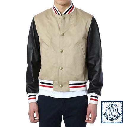 サイズ2□新品□モンクレール GAMME BLEU レザースタジャン型ライト ... サイズ2■モンクレール■GAMME BLEU■新品本物■スタジャン型ライトダウン