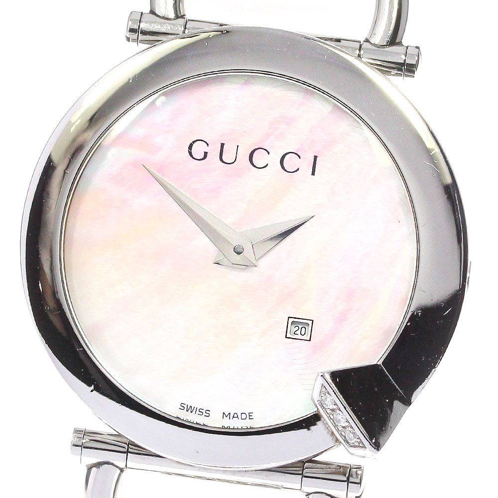 グッチ GUCCI 122.5/YA122506 キオド ダイヤ デイト クォーツ 