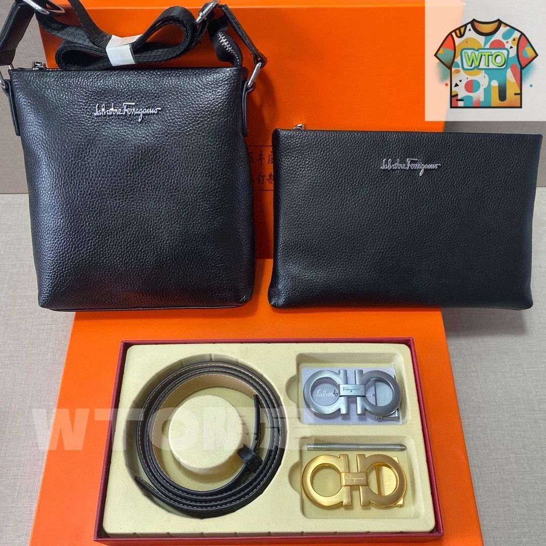 フェラガモ　レザーベルト FERRAGAMO フェラガモ ベルト レザーベルト メンズ ガンチーニ