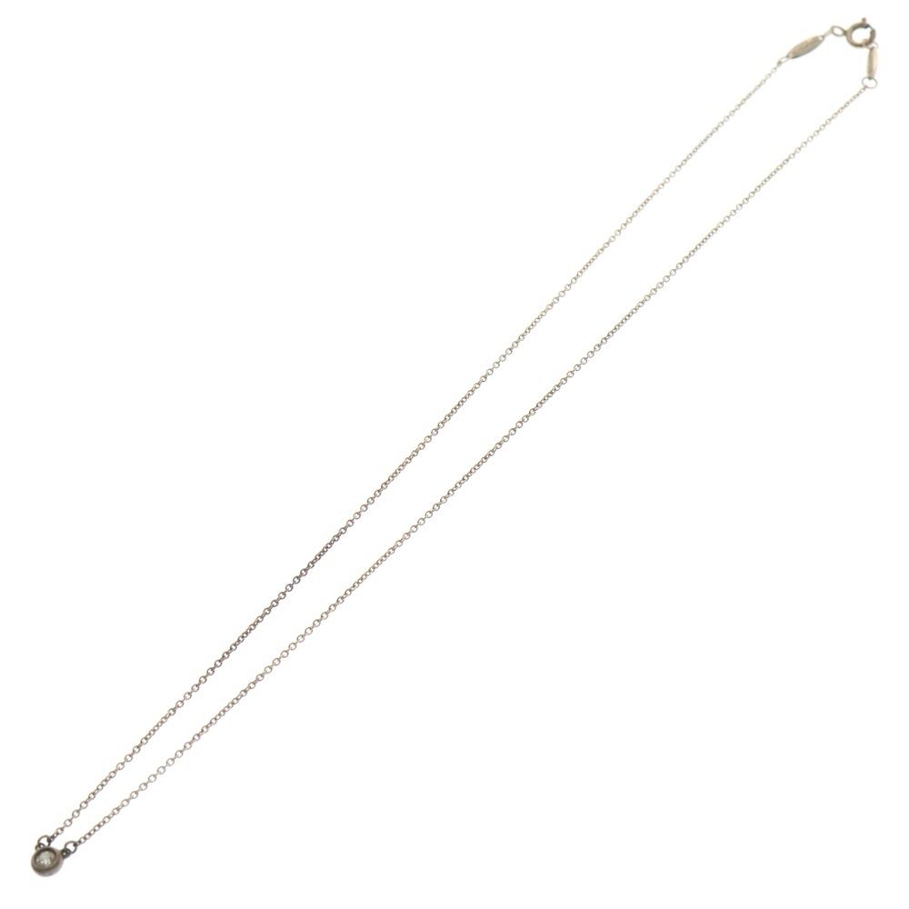 TIFFANY-Co ティファニー バイザヤード ネックレス 1PD ダイヤモンド ペンダント