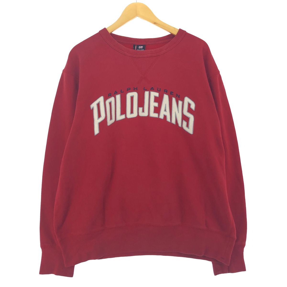 古着 ラルフローレン Ralph Lauren POLO JEANS COMPANY ロゴスウェット 