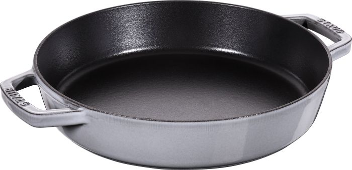 3営業日で発送 STAUB ストウブ ストウブ ラウンド 両手フライパン４０５１１－７２６ ２６㎝ＧＲ ASTN306
