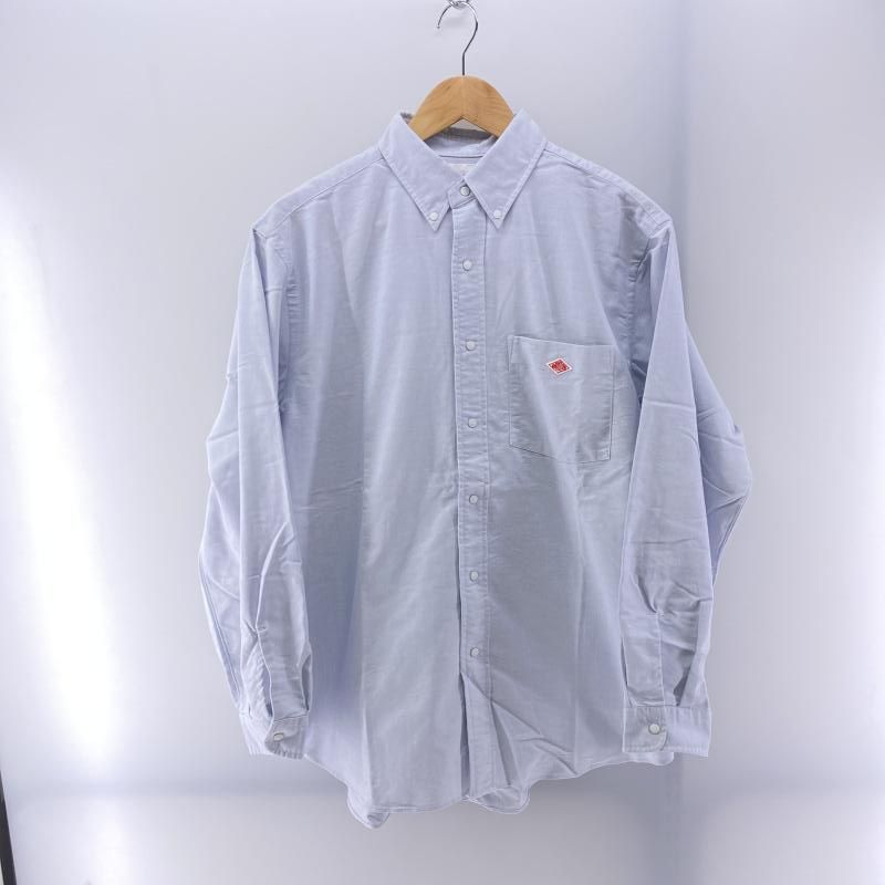 DANTON プランサーボタンダウンシャツ グレーサックス サイズ40 DT-B0041 ダントン 24