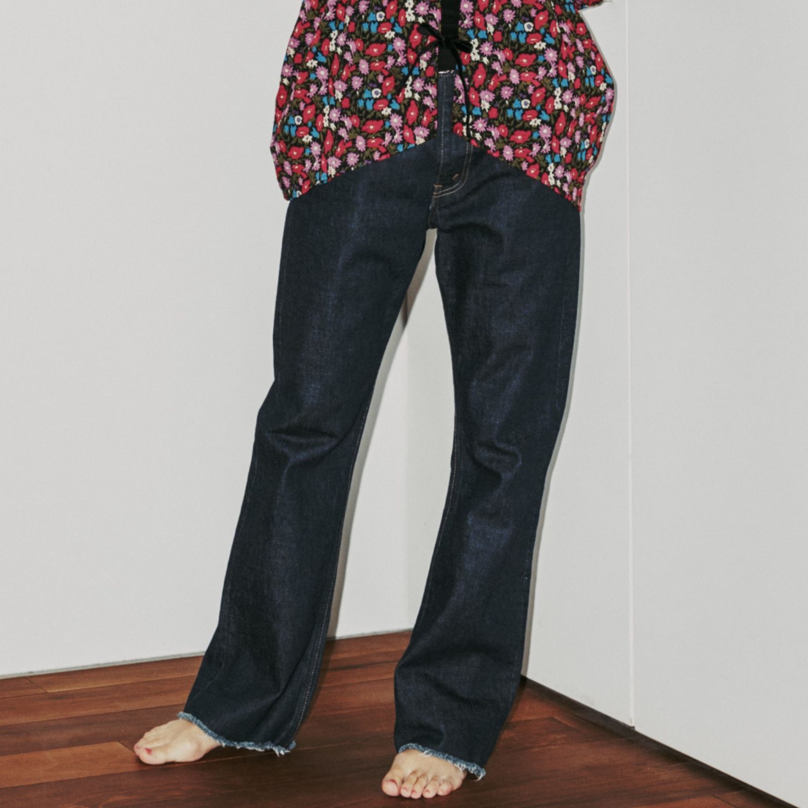 MEYAME メヤメ EVERYDAY FLARE DENIM （INDIGO） エブリデイ フレア 