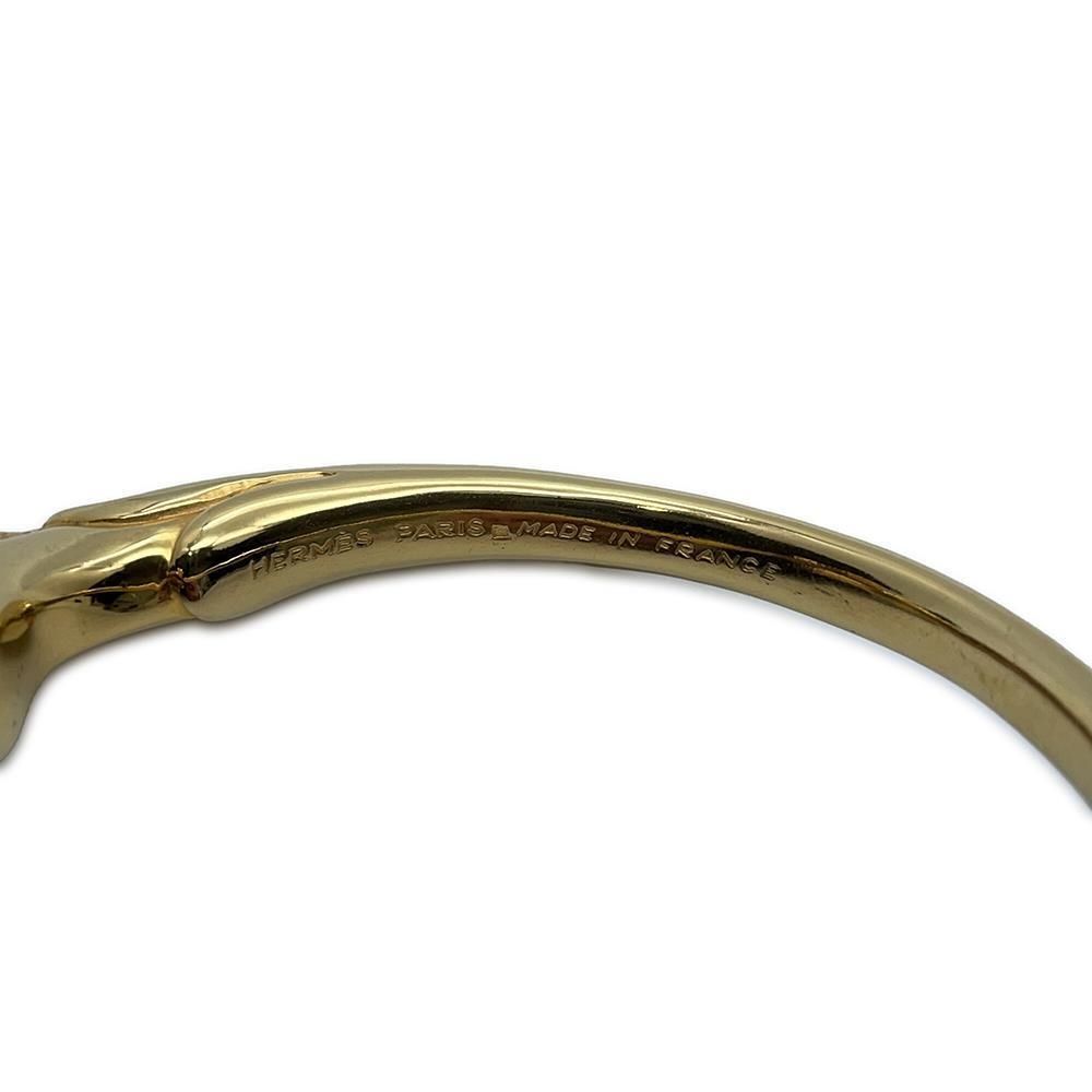 エルメス バングル シュバルホース ダブルヘッド 馬モチーフ メタル