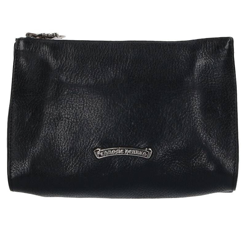 クロムハーツ INSANITY CH PLSCHレザーポーチ コスメポーチ クロムハーツ INSANITY CH PLSCHレザーポーチ コスメポーチ