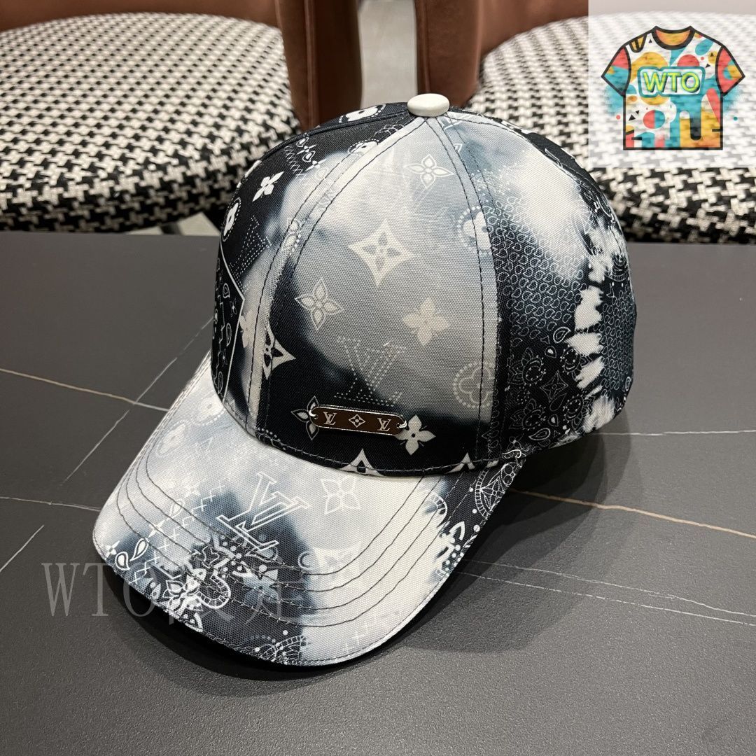 【最終値下げ】LOUIS VUITTON ロゴ ベースボールキャップ 今日特価】Louis Vuitton 2025 NEW ベースボールキャップ-1
