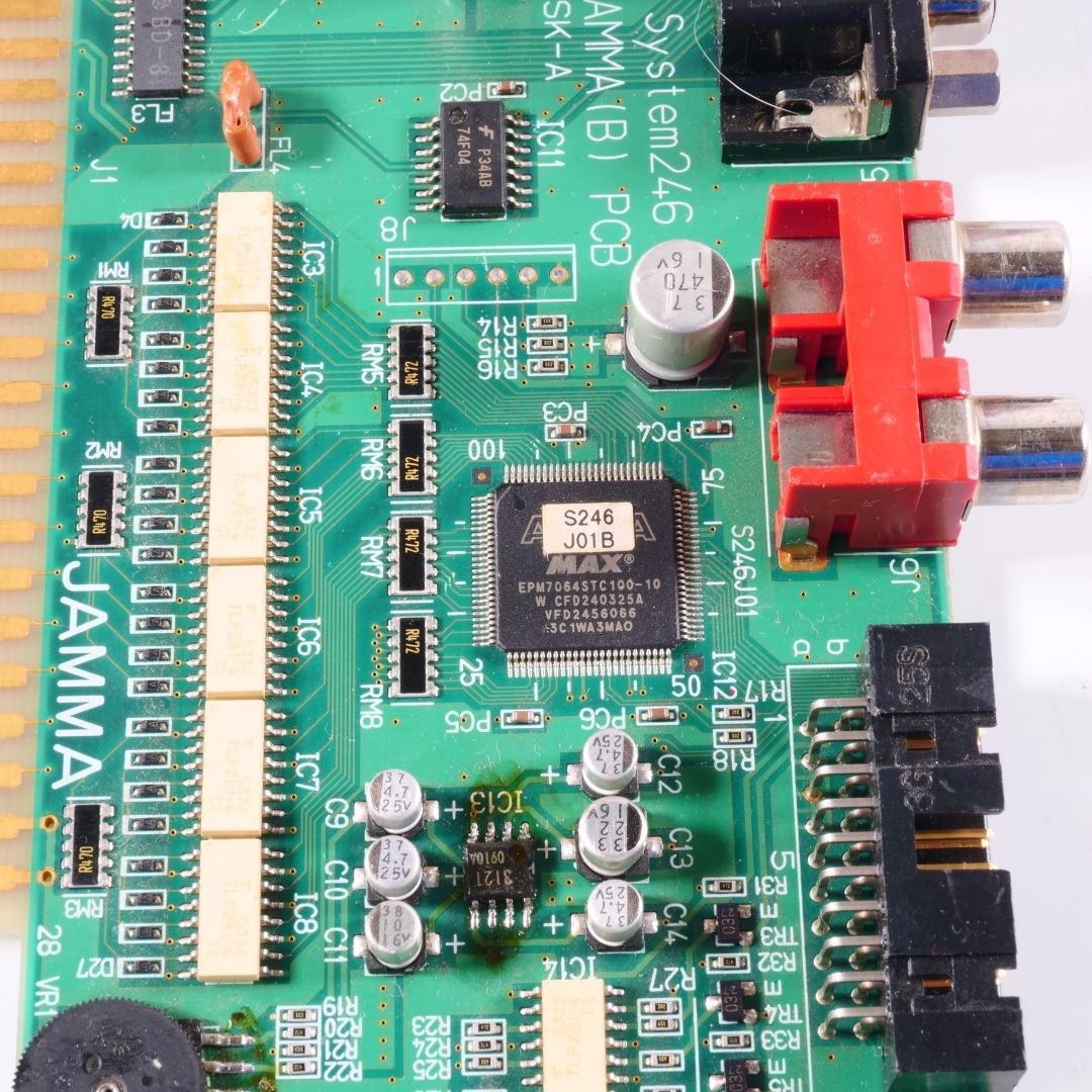 NAMCO システム246・256専用 I/Oボード 全ケーブル付属（A15581