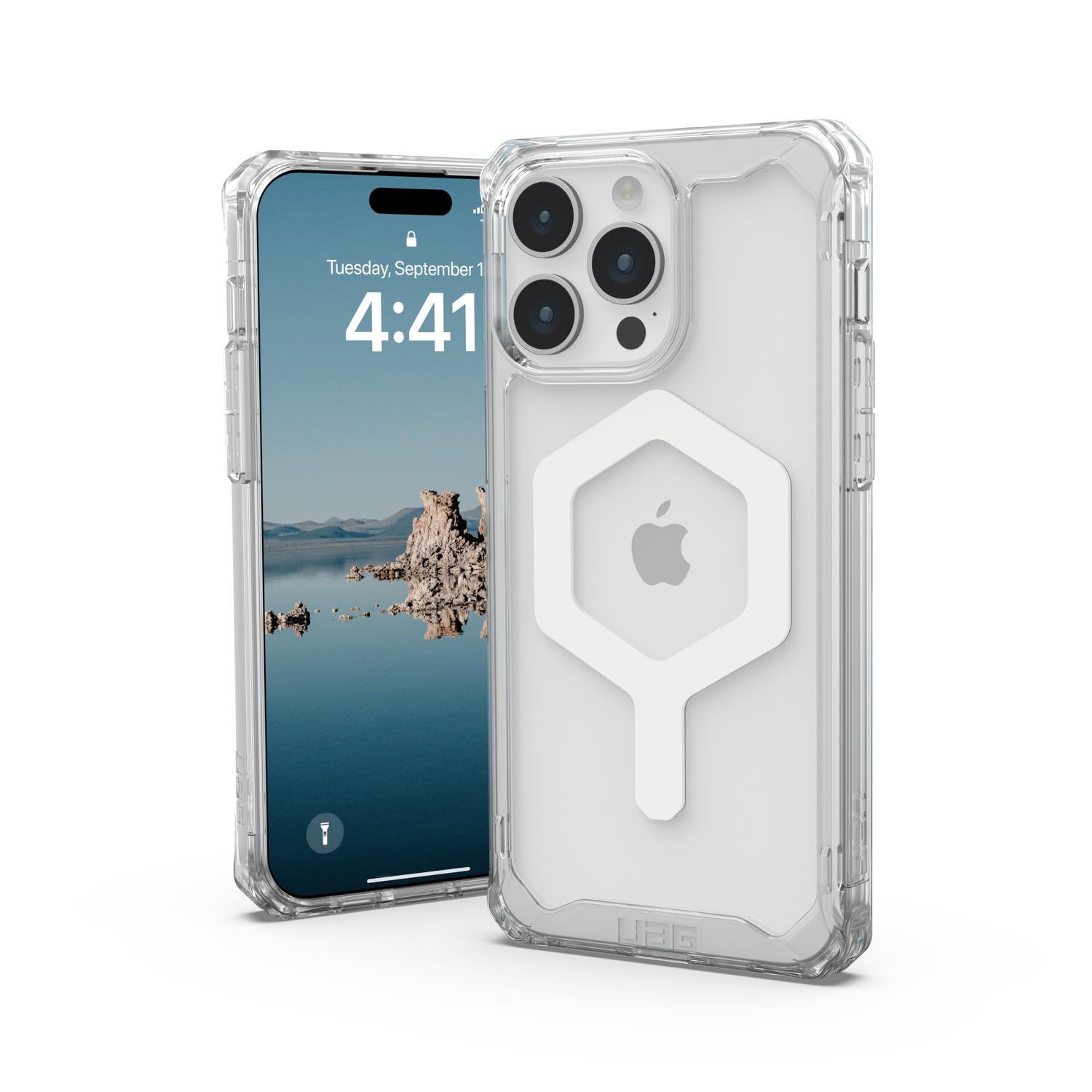 URBAN ARMOR GEAR iPhone 15 Pro Max 2025対応耐衝撃ケース PLYO MagSafe対応 アイス|ホワイト 日本正規代理店品 UAG- MagSafe対応 - アイス|ホワイト iPhone 15 Pro Max