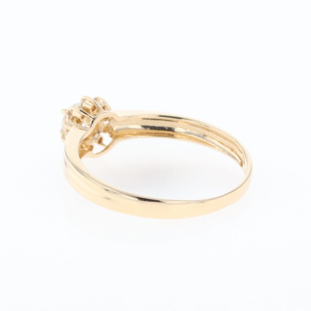 ダイヤモンド デザインリング 11号 K18