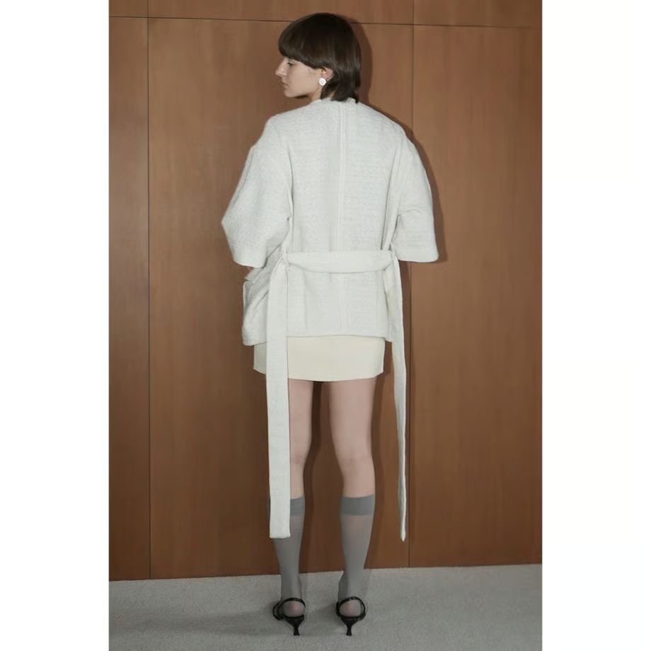 CLANE｜クラネ “HALF SLEEVE TWEED JACKET” ハーフスリーブ