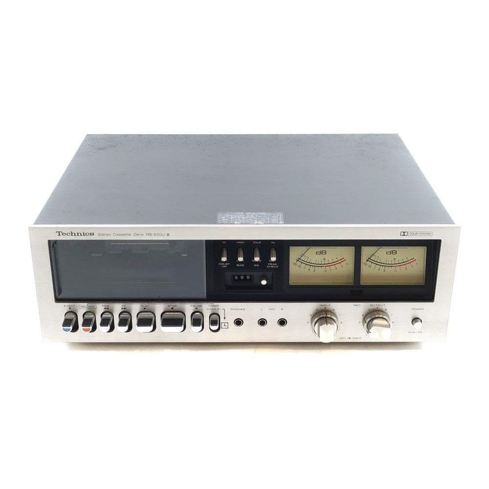 Technics】テクニクス カセットデッキ 昭和 レトロ 【現状品】 RS-630U