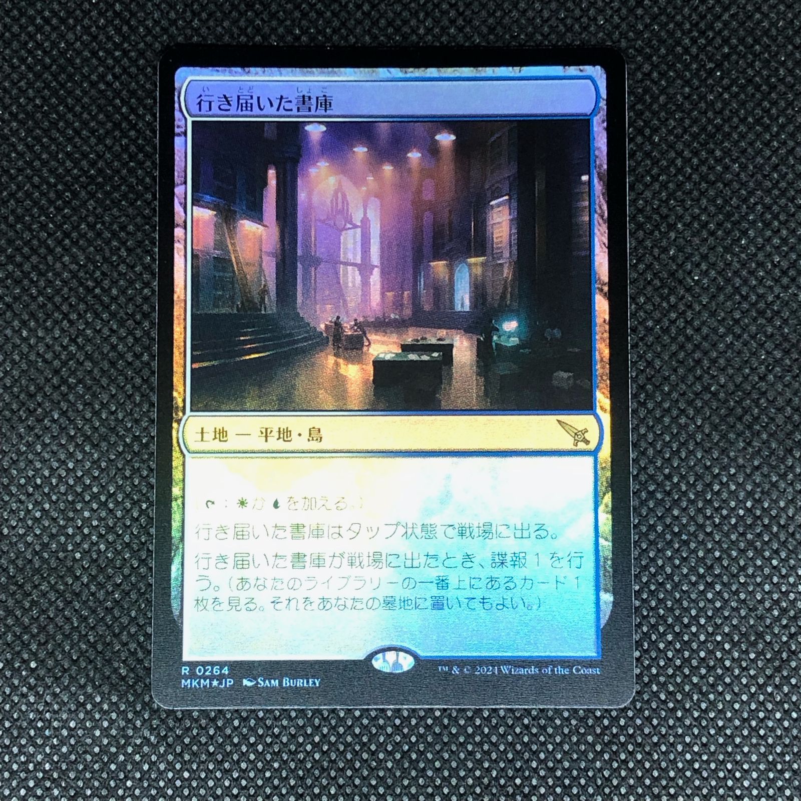 行き届いた書庫 英語 フルアート FOIL 1枚 MTG 行き届いた書庫