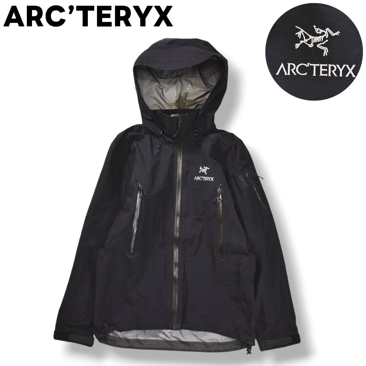 人気 アークテリクス ARC’TERYX THETA AR JACKET ゴアテックス プロ GORE－TEX PRO マウンテン パーカー ナイロン シェル ジャケット XS ブラック メンズ