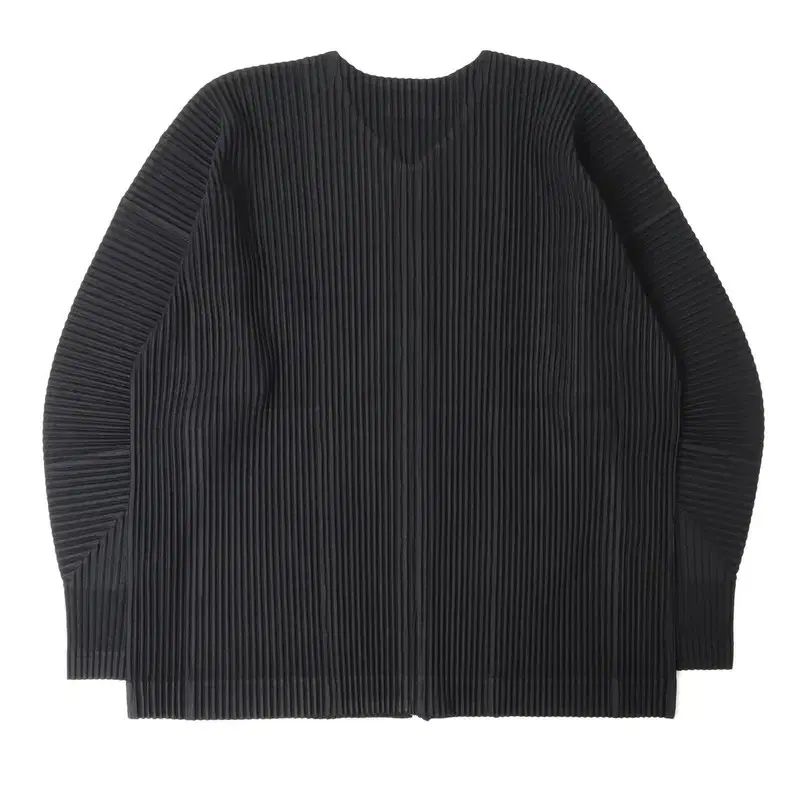 HOMME PLISSÉ オムプリッセ ISSEY MIYAKE イッセイミヤケ プリーツ ジップアップ ジャケット 黒