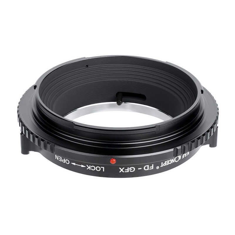 未開梱 K＆FCONCEPT K-F Concept マウントアダプター キヤノンFDマウントレンズ → 富士フイルムGマウント変換 KF-FDG